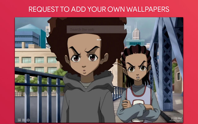 The Boondocks Wallpaper HD Custom New Tab