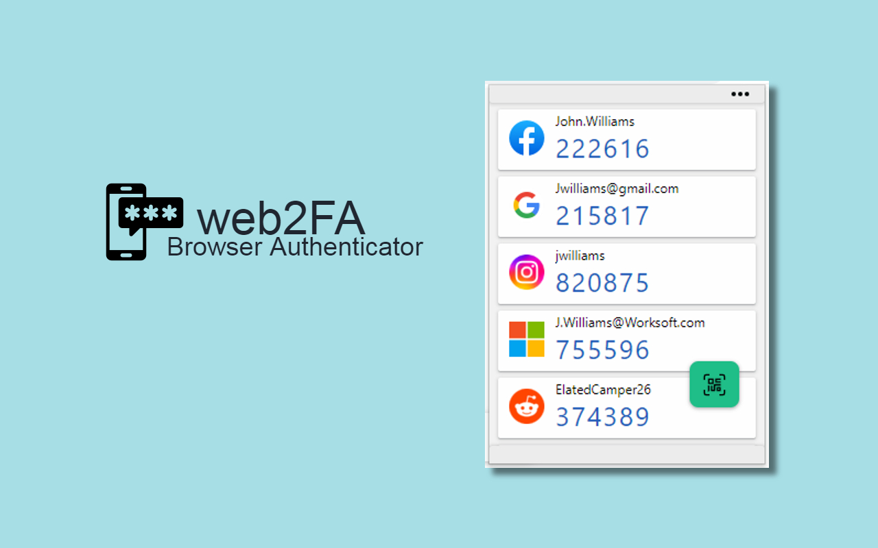 web2FA - Browser Authenticator Preview image 2