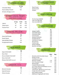 Giani's Ice Cream menu 2