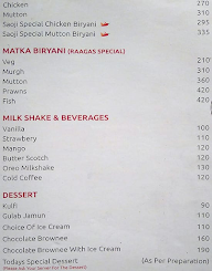 Raaga - Multicuisine Restaurant menu 4