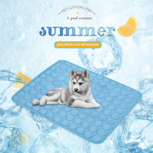 Dog Mat Cooling Summer Pet Mats for Medium Large Dog Pad Sofa Breathable Dogs Bed Cat Blanket Washable Cool Dogs Ice Mat