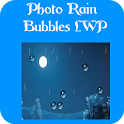 Photo Rain Bubbles LWP icon