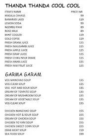 Cafe Curry menu 3