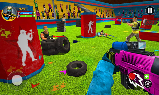 Paintball Shooter Fight Color War Shooting Arena