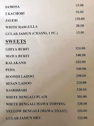 Murari Sweets Shop menu 1