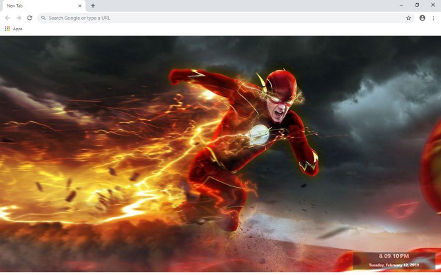 The Flash Wallpapers and New Tab