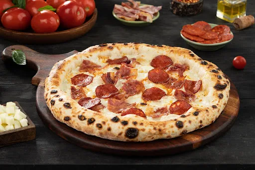 Naples - Pepperoni(pork) Pizza With Bacon