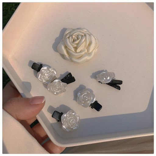 Title 11, Sweet Cute Girl Autumn Rose Flower Hairpin, the...