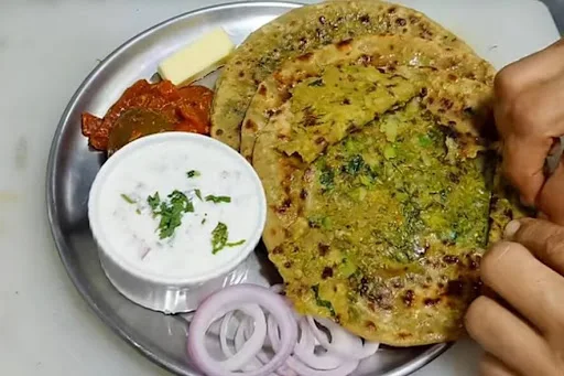 2 Matar Paratha