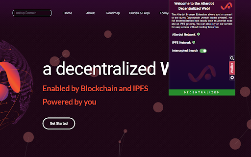 Alterdot Browser Extension