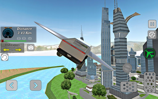 Screenshot Modern Flying Car Driving Sim