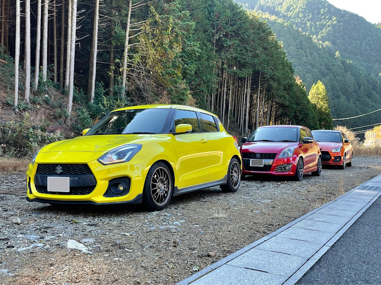 スイフトスポーツのドライブ・岩屋ダム・下呂温泉・牛カツに関するカスタム事例の投稿画像1枚目