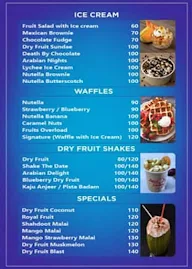 Lassi N Shakes And Znacks menu 1