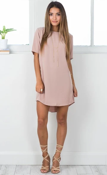 dress with strappy heels or sandals