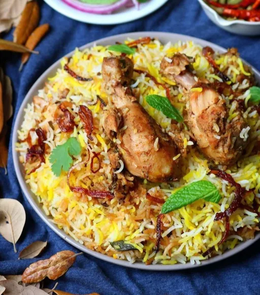 Muradabadi Chicken Biryani (Half 4 Pcs) From Mum's Kitchen."