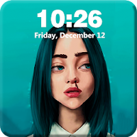 Billie Eilish Singer Art Girl Copy Cat  Wallpaper