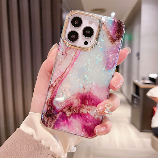 Title 3, Electroplated Mirror Ring Mobile Phone Case off...