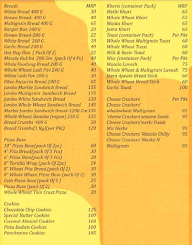 The Bake Shop menu 3