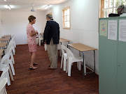 Megan Maynard from The Link Literacy and Numeracy Project shows Professor Guy Charlsworth, Freemason District grand master, the new literacy classroom. The freemason society funded the classroom and The Link has been working with children to help them read. 