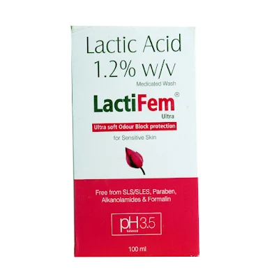 Lactifem Ultra 1.2%W/V Medicated Wash 100Ml