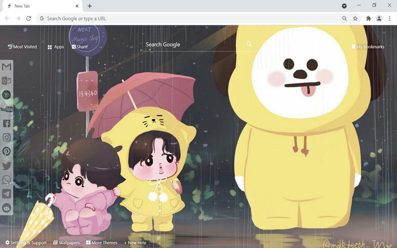 BTS Chibi Wallpaper Preview image 3