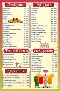 Byculla Juice Station menu 1