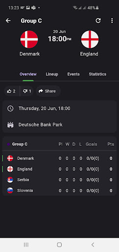 Screenshot Euro Cup 2024 Live