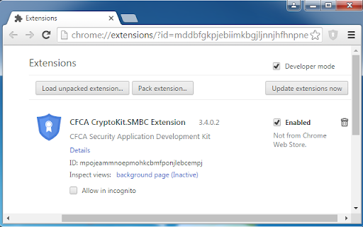 CFCA CryptoKit.SMBC Extension