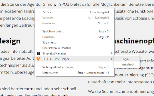 TYPO3 - Little Helper