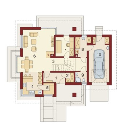 Apoloniusz - Rzut parteru