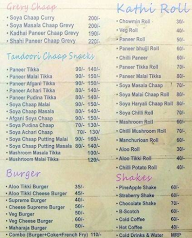 Sagar Narula Fast Food menu 2