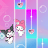 Kuromi and My Melody Piano icon