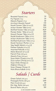 Amritsar Haveli menu 6