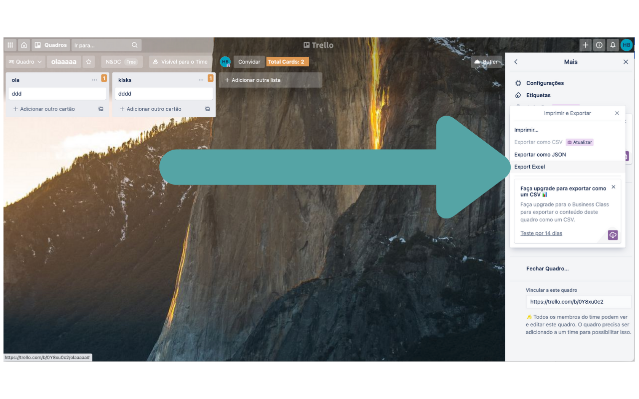 Official Export Excel for Trello Preview image 0