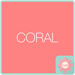 Colorful Talk - Coral 카카오톡 테마 Apk