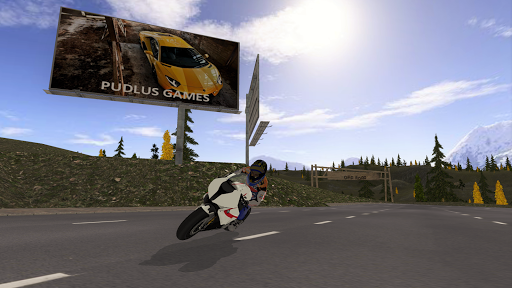 Fast Motorcycle Driver Extreme