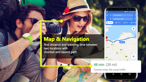 GPS Navigation  Voice Route Tracker