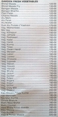 Hotel Prashant menu 2