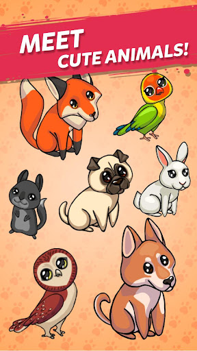 Télécharger Merge Cute Animals: Chat et Chien  APK MOD (Astuce) screenshots 3