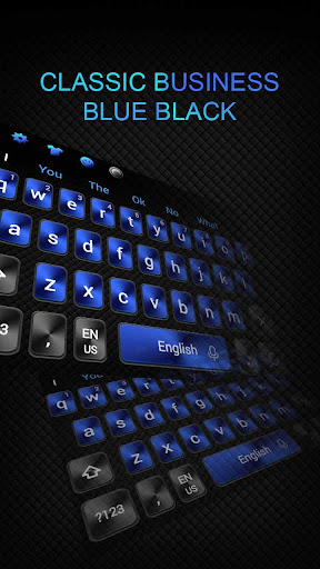 Classic business blue black