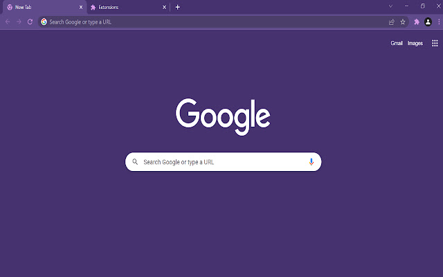 Violet Tab Color chrome extension