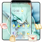 Cover Image of Download Watercolor Glossy Marble Theme 1.1.2 APK