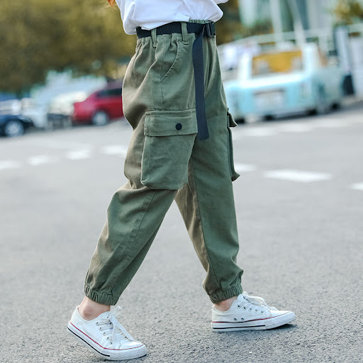 Title 7, Western Style Casual Pants Children Overalls Co...