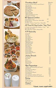 Kailash Parbat menu 2