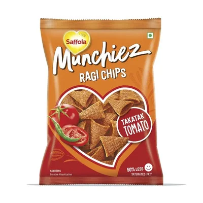 Saffola Munchiez Ragi Tomato Chips 80 Gm