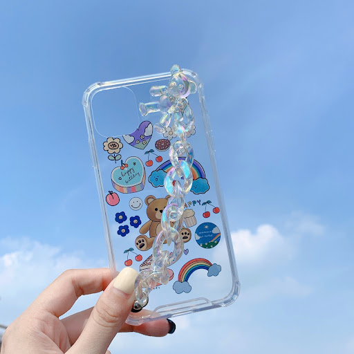 Title 1, Bear Chain Protective Mobile Phone Cover Phone ...