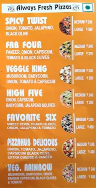 Pizza Hub, West Jyoti Nagar menu 1