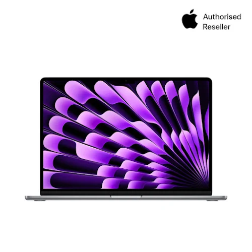 Máy tính xách tay Macbook Air 15.3" (M3 8 core CPU - 10 core GPU/ 16GB/ 256GB SSD/ 70w) Space Grey Z1BP