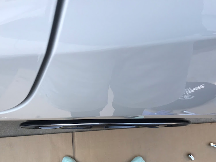 WRX STIのホイール 車高調・詳細は後日・走り屋(二足・人力)・WRXファンミーティングに関するカスタム事例の投稿画像3枚目