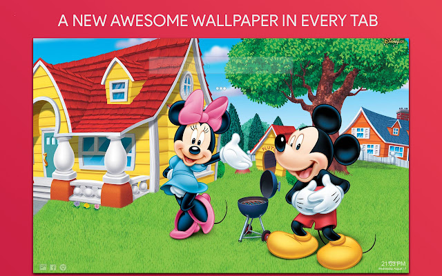 Mickey Mouse Wallpaper HD Custom New Tab